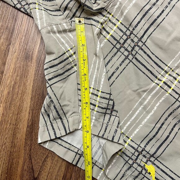 Tommy Bahama Relax Swim Trunks Board Shorts Lined Mens Beige Black Plaid Size XL - Picture 5 of 10